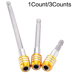 1/4 Inch Hex Shank Extension Drill Bit, Magnetic Quick Connect Adapter, Screwdriver Bit Extension Rod, Power Tool Accessories