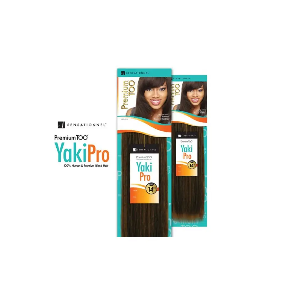 Sensationnel Premium Too Yaki Pro 14" Synthetic Hair Weaving - Affordable, Soft-Textured Finish for Natural Look and Enhanced Blending, Affordability, Soft Touch, Synthetic Fiber, Relaxed Look, Everyday Wear, Weave, Soft Texture