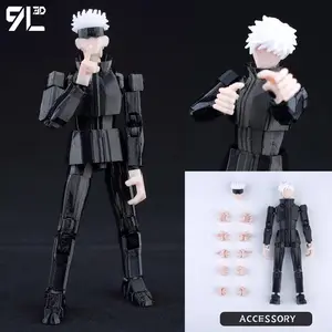 9L3D Printed Lucky Dummy 13 Jujutsu Kaisen Fushiguro Toji Anime Multi-Jointed Shapeshift Toys Action Figures Mannequin Model