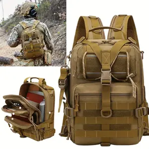 Versatile Waterproof Outdoor Backpack, Multi-functional Backpack For Camping Gear Tactical Bag Military Adventure Camouflage Hiking
