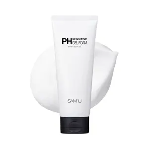 SAM'U PH Sensitive Gel Foam 150ml - Gentle Skincare Routine with Weak-Acidic Moisture & pH-Balancing Gel Foam for Fresh Soothing Hydration