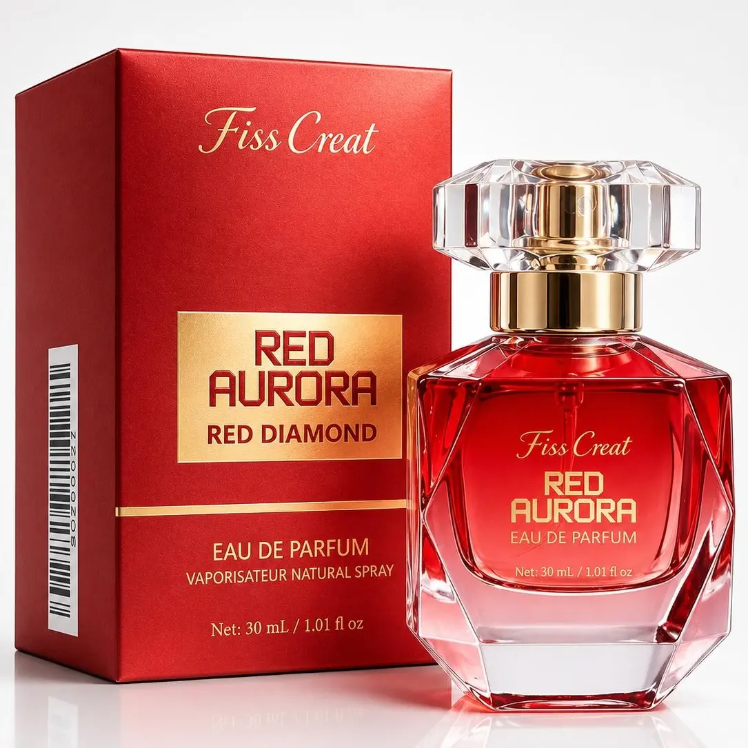 Red Aurora Eau de Parfum for Women, 30ml, Floral Gourmand Fragrance with Blackcurrant Leaf, Freesia, Pink Pepper, Osmanthus, Violet, Hazelnut & Cream, Long-Lasting Gift for Her