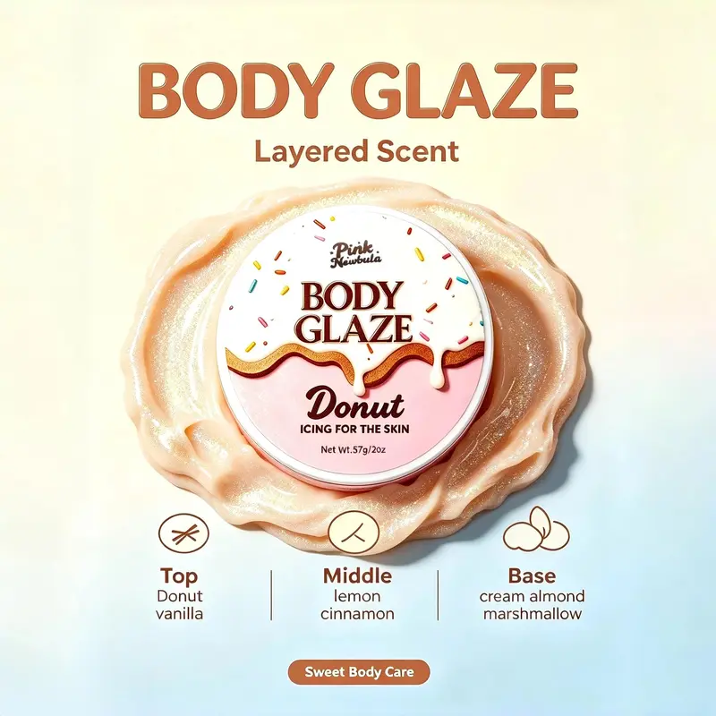 Scented Solid Body Moisturizer Rub Stick - 57g Pure Vanilla Scented Body Care, Alcohol-Free, Hydrating Shimmering Lotion with Macadamia Seed Oil & Beeswax, Moisture-Boosting for Adults, Daily Use