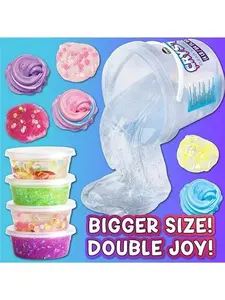 1) Big slime making kit. 2) 4 LB clear slime making kit DYI, fun activities for party, school and events