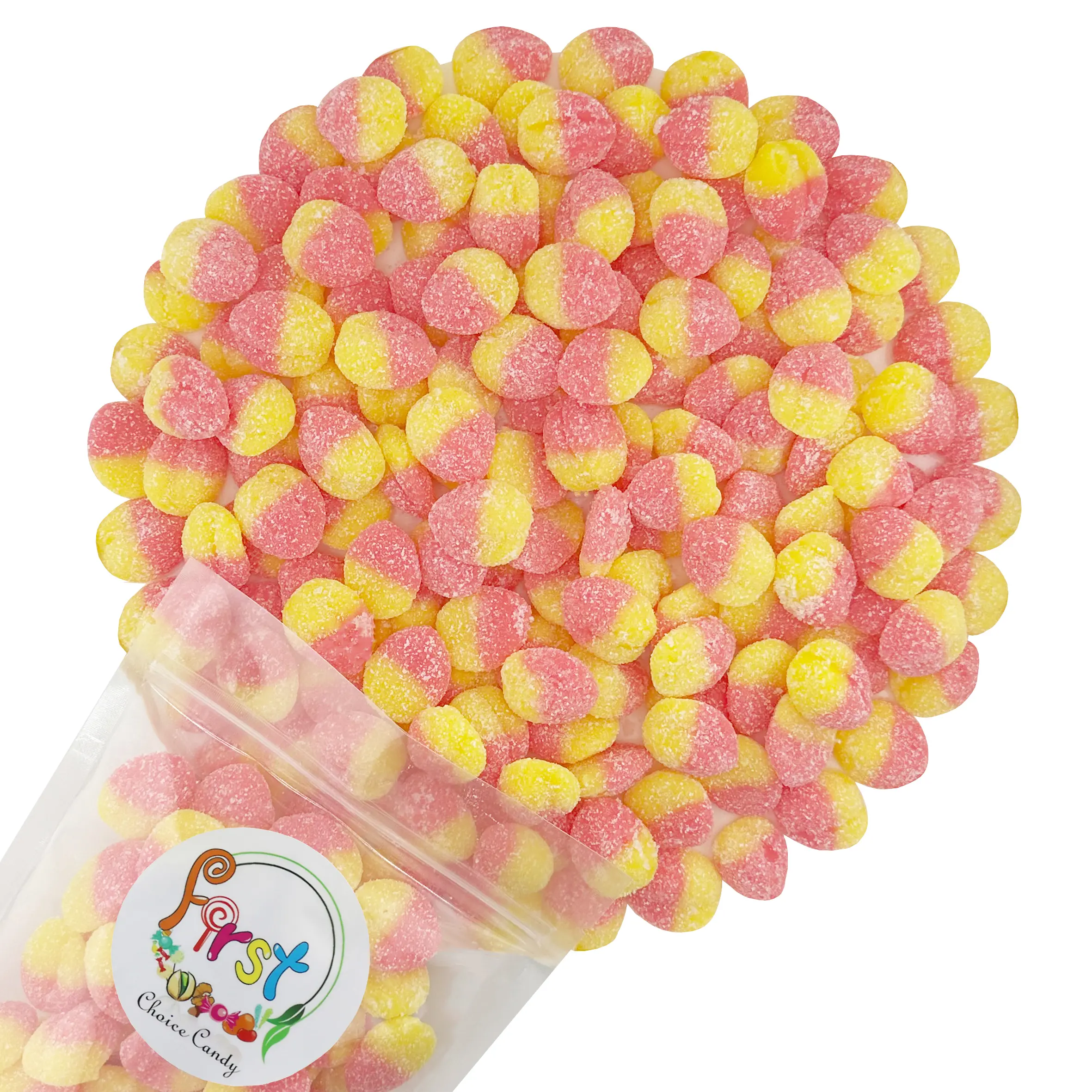 SOUR GRAPEFRUIT MINI GUMMY DROPS 2 LB BAG SOUR GRAPEFRUIT MINI GUMMY DROPS 2 LB BAG