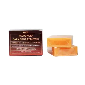 Turmeric soap bar, turmeric kojic acid, Dark Spot Remover, Original Japanese Complex for Dark Spot Correction 1 Pack of 2 Soaps, Skin Repair