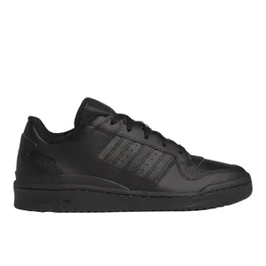 adidas Mens Forum Low Lace Up Sneakers Shoes Casual - Black