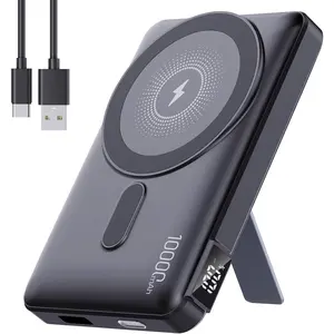 X-MPP01  2025 Latest Magnetic Wireless Portable Charger Power Bank - 10000mAh Mag-Safe 22.5W PD Fast Max Charging with Built-in LED Display, Magnetic Battery Pack for iPhone 16/15/14/13/12/Pro/Mini/Pro Max