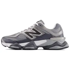 New Balance 9060 'Magnet Faded Black' Men's Running Shoes - All Seasons, Laces Closure, Breathable Mesh, Cushioned Midsole, Durable Rubber Outsole