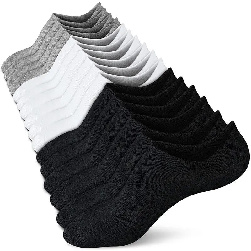 3/6 Pairs Unisex No Show Athletic Socks, Low Cut Non Slip Liner Socks for Men & Women, Invisible Sneaker Socks for Running, Gym, Workout & Daily Wear