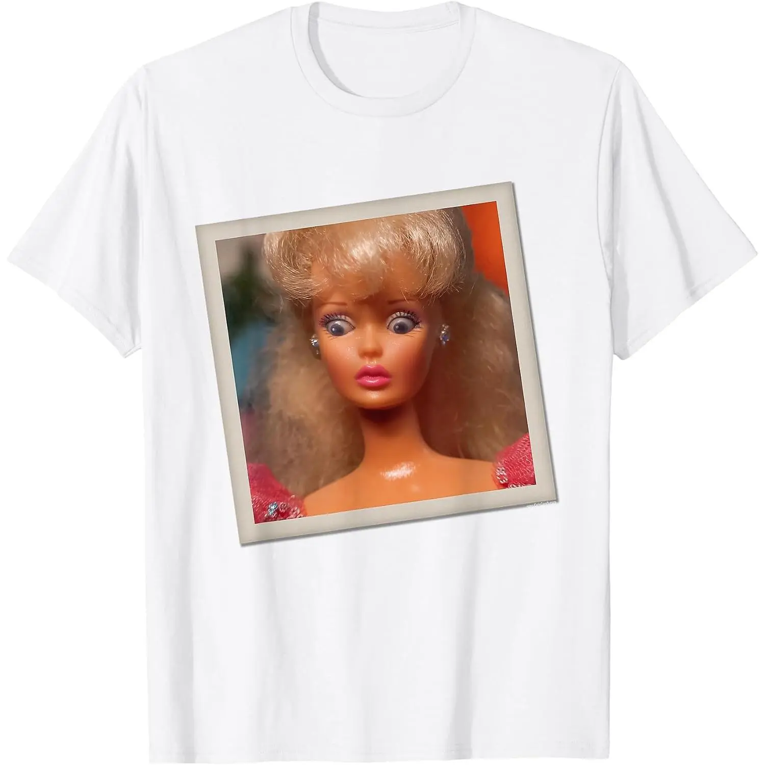 100% Cotton Funny Disgusting Ugly Doll Face Embarrasing Womens Meme T-Shirt Unisex White Clothing Streetwear