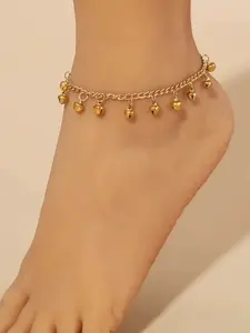 Elegant Bell Chain Anklet for Women, Simple and Versatile Design, Chic Fringe Foot Jewelry, Perfect for Any Occasion
