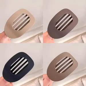 4pcs Solid Color Flat Claw Clip Set-Minimalist Acrylic Barrettes for Women,Strong Hold Claw Clips for Thick or Thin Hair | Elegant, No-Crease, Daily & Party Styling Accessories