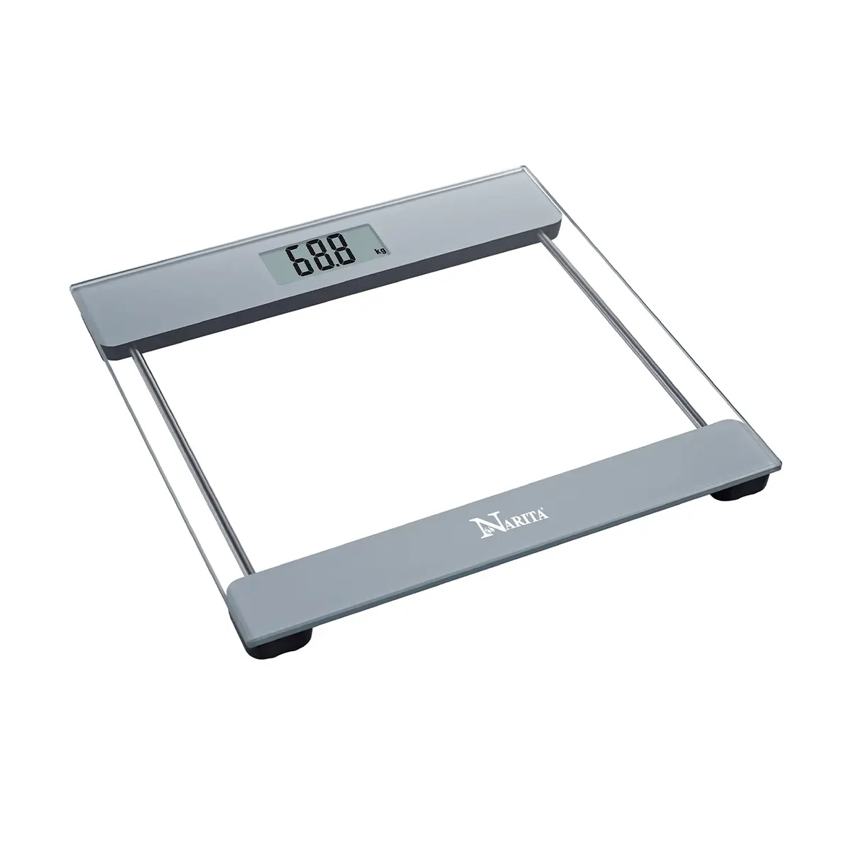 NARITA Digital Bathroom Scale - Glass Electronic Scale for Body Weight, Accurate Measurement, NC-B398 NARITA Digital Bathroom Scale - Glass Electronic Scale for Body Weight, Accurate Measurement, NC-B398