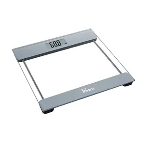 NARITA Digital Bathroom Scale - Glass Electronic Scale for Body Weight, Accurate Measurement, NC-B398
