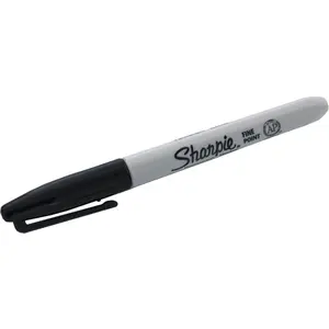 (Ungimmicked) Fine-Tip Sharpie (Black) box of 12 by Murphy's Magic Supplies - Trick