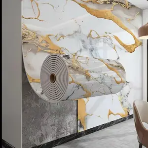 1 Roll of 15.75 x 118.11/23.62*118.11 inch Inch Tearable Waterproof Self-Adhesive Vinyl Wallpaper Film for Kitchen & Bathroom Countertops Easy to Clean Durable Heat-Resistant