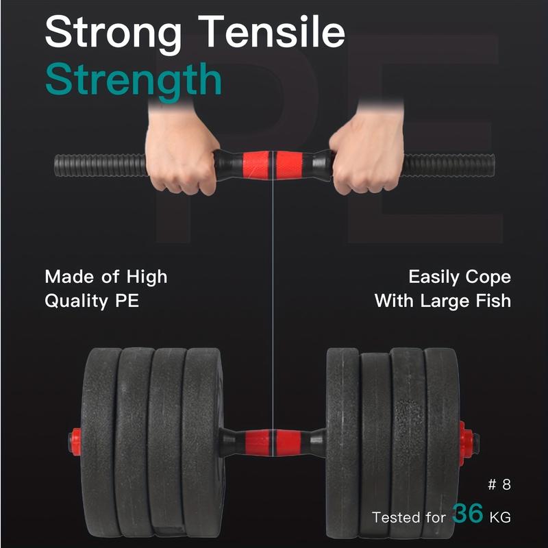 SIIUATION 1PCS 328/546yds High Strength Fishing Line, 8-strand Wear-resistant Braided Line, Long Casting PE Fishing Line, Zero Stretch, 12-100lbs Baitcasting Reels bait casters fishing equipment