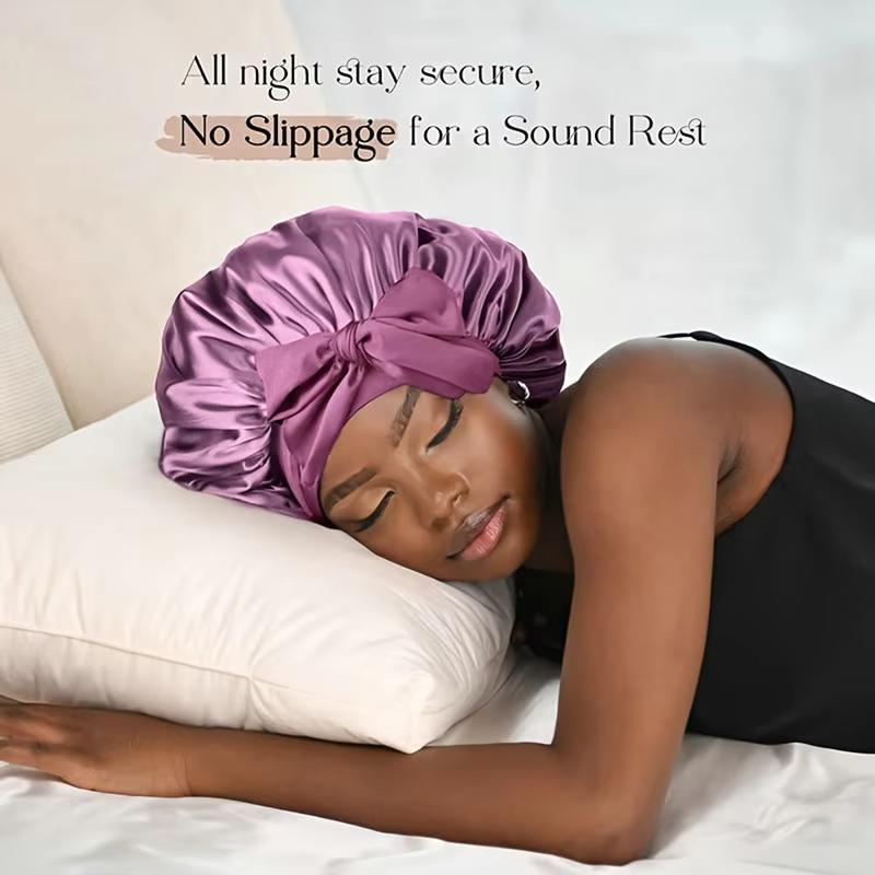 Romantic Satin Bonnet Sweet Heart Silk Like for Kitchen, Shower & Sleeping / Using for all Occasions