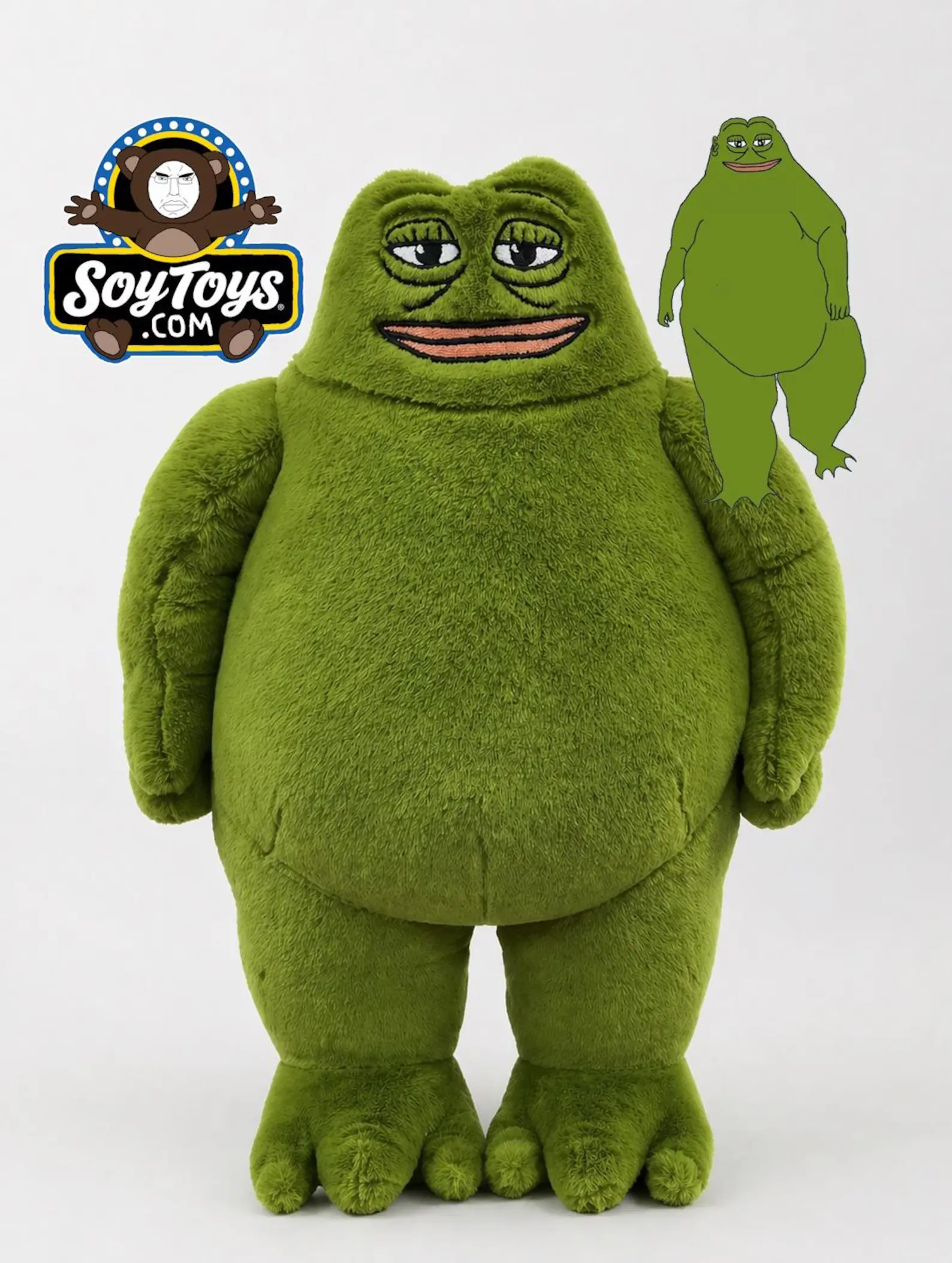 Chunky Toad The Frog Plush Chunky Toad The Frog Plush