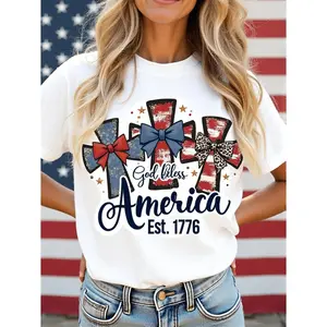 God Bless America T-Shirt, 250Th Anniversary of The United States Shirt, 250Th Birthday Gift for The US, Independence Day Shirt, 4Th of July Unisex T-Shirt