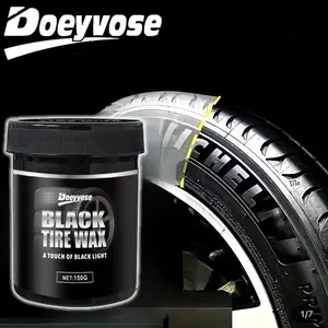 Black Tire Wax, 1 Count Car Tire Polishing Wax, Tire Shine Polish, Tire Gloss Enhancer, Professional Car Tire Care Product for All Cars, Car Accessories