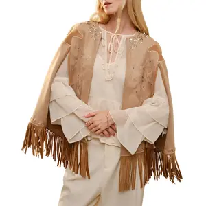 Western Fringe Cape Jacket