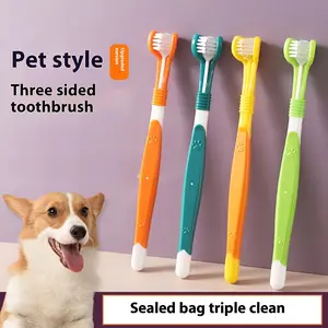 Skip the Vet Bill Dual Head Toothbrush for Healthy Pet Teeth & Gums