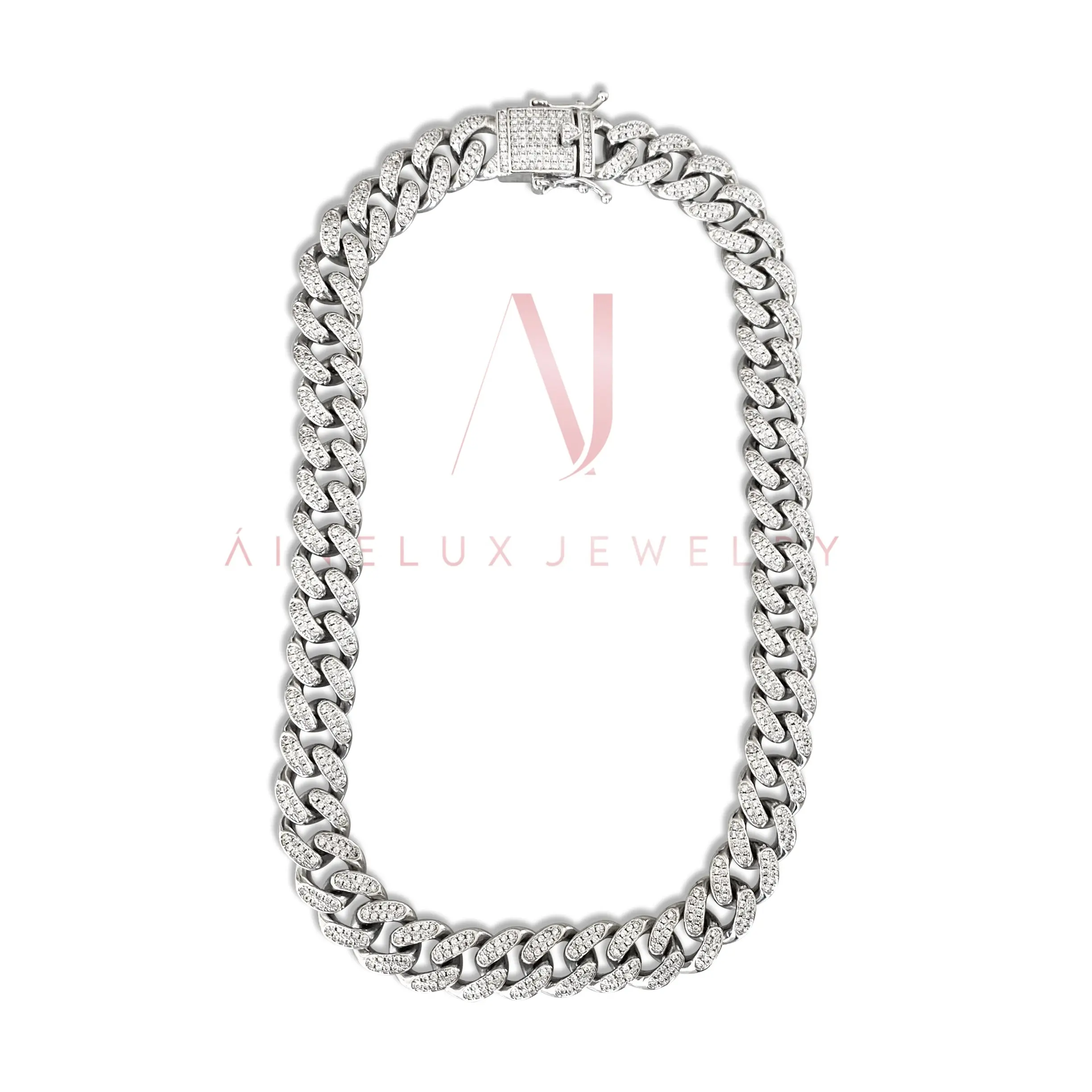 Original Diamond Cuban Necklace Sliver