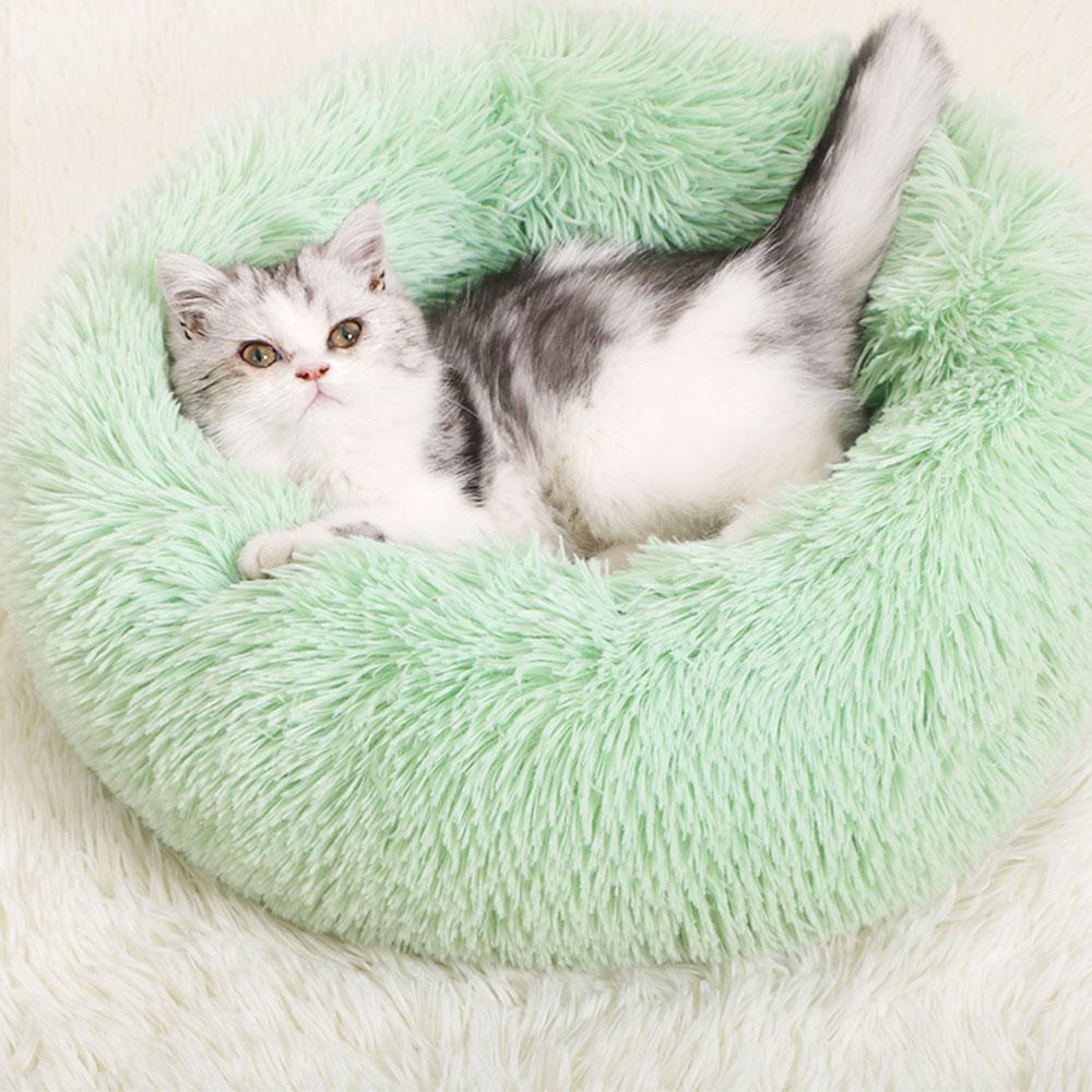 Dog Beds For Small Dogs Round Plush Cat Litter Kennel Pet Nest Mat Puppy Beds
