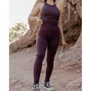 Women's Red Racer Leggings