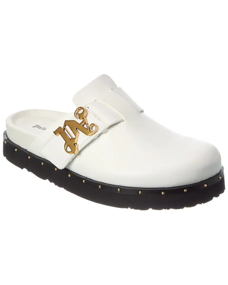 Palm Angels Studded PA Leather Mule