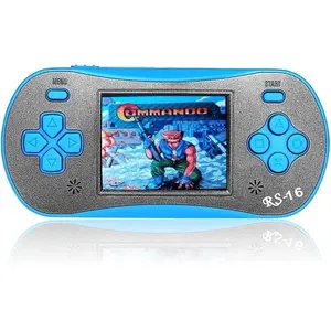 FAMILY POCKET RS16 Handheld Game Player for Kids and Adults - Portable Classic Game Controller with 260 Built-in Games, 2.5 inch LCD Retro Arcade Video Game System - Children's Birthday Gift - Accessories, Console