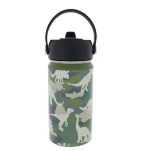 Dino Camo 12oz Water Bottle