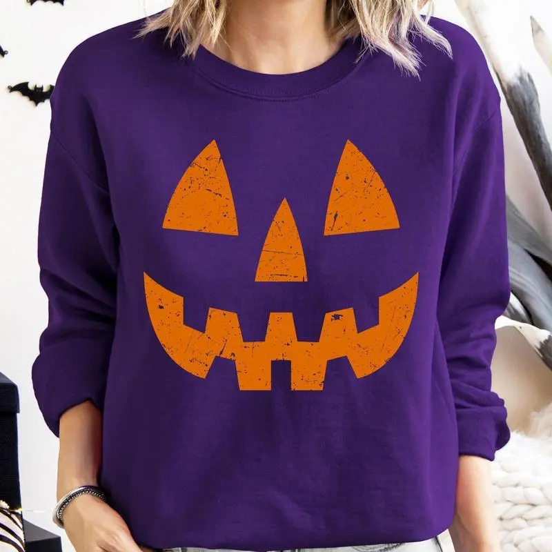 Jack-O-Lantern, Pumpkin, Cute, Halloween, Spooky, Trick Or Treat Costume, Witch Sweatshirt Jack-O-Lantern, Pumpkin, Cute, Halloween, Spooky, Trick Or Treat Costume, Witch Sweatshirt