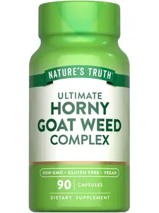 Nature's Truth Horny Goat Weed Complex | 90 Capsules | With Maca Root | Non-GMO & Gluten Free Herbal Supplement