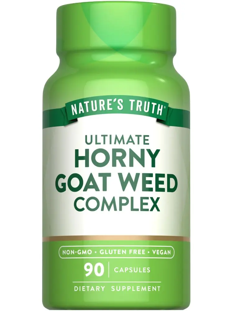 Nature's Truth Horny Goat Weed Complex | 90 Capsules | With Maca Root | Non-GMO & Gluten Free Herbal Supplement