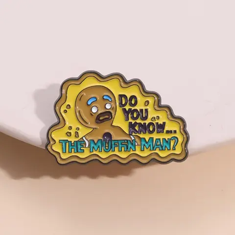 Cartoon Sad Gingerbread Man Design Brooch, Cute Letter Pattern Enamel Pin Suitable for Backpacks, Jeans, Scarves, Hats Decoration, Casual Alloy Jewelry for Men & Women