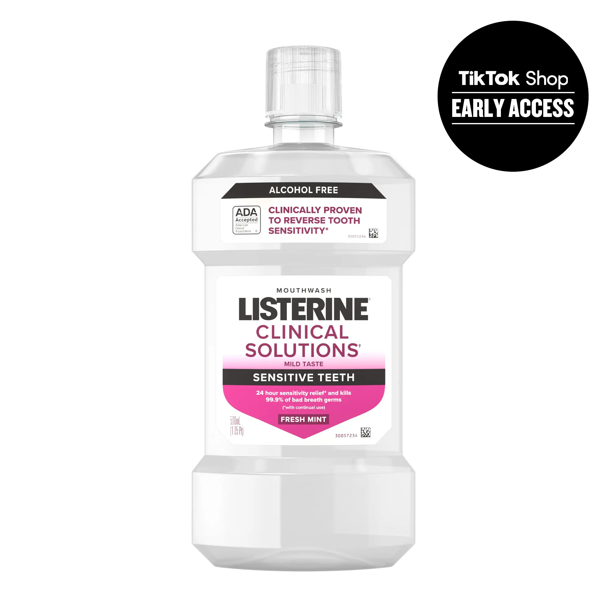 Listerine Clinical Solutions Sensitive Teeth 500ml Mouthwash