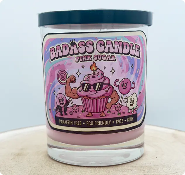 Pink Sugar Candle