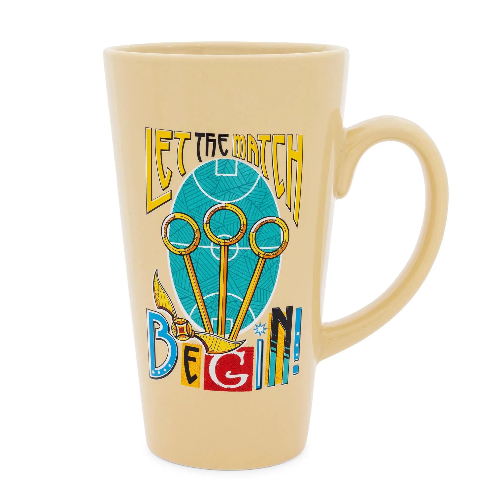 Harry Potter "Let The Match Begin" Ceramic Latte Mug | Holds 16 Ounces