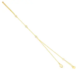 EVRY JEWELS Gold or Silver Plated Women's Iconic Hand Chain