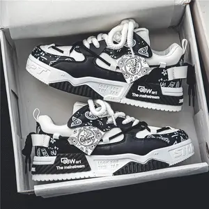 Men's Skateboarding Shoes – Casual Breathable Sneakers, Non-Slip Running & Sports Streetwear Shoes# MensSneakers# skate shoes# RunningShoes