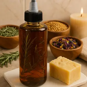 Les Lux Hand Crafted Soaps Anagen X 8FLOZ Single Bottle Ayurvedic Hair Growth Oil Hair Scalp Repair Treatment