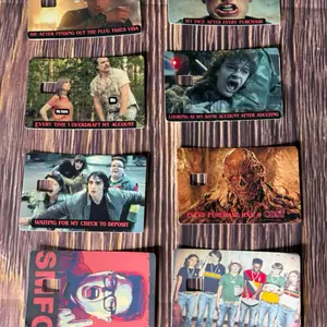 Funny iconic tv series credit card skin sticker decals