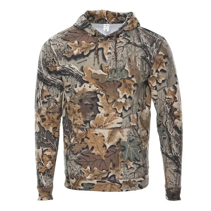 Realtree Advantage Classic Camo Hoodie, Dominant Earth Brown, Green, Faded Yellow. Woodland Camouflage Pattern, Hunting, Outdoors, Gift For Men, Gift for Men - Menswear