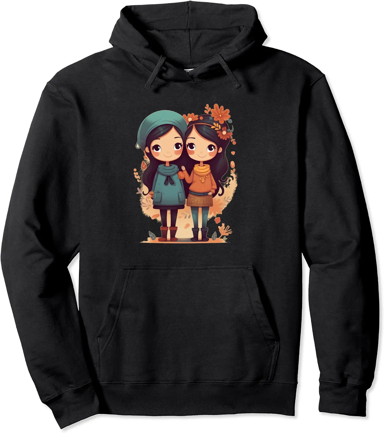BFF and awesome besties costume for girls Pullover Hoodie - 25B0CX57SK82