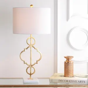 JONATHAN Y July Metal LED Table Lamp , for bedroom, living room, foyer, hallways, dining room, dorms