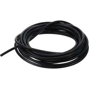 16.4 Feet Black High Temperature Silicone Vacuum Tubing, ID 1/8 Inch(3mm) & 3/16inch(5mm) Hose Line Kit for Automotive and Pipeline