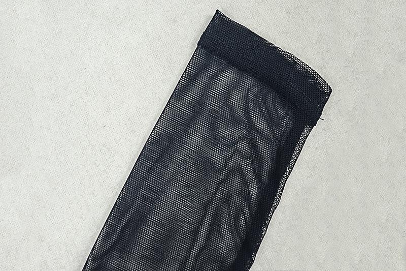 Body-hugging Shirt Collar Long Sleeve Design Hollow-out Dress